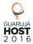 Logotipo do Guarujá Host 2016